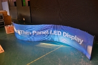 Тонкие фиксированные панель приведенная Адервертисинг дисплея установки 360 изогнутая для этапа концерта